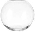 Übergroße Kugelvase - Kristallglas, Mundgeblasen, 30 cm Durchmesser, 25 cm Hoch, 17-18 cm Öffnung