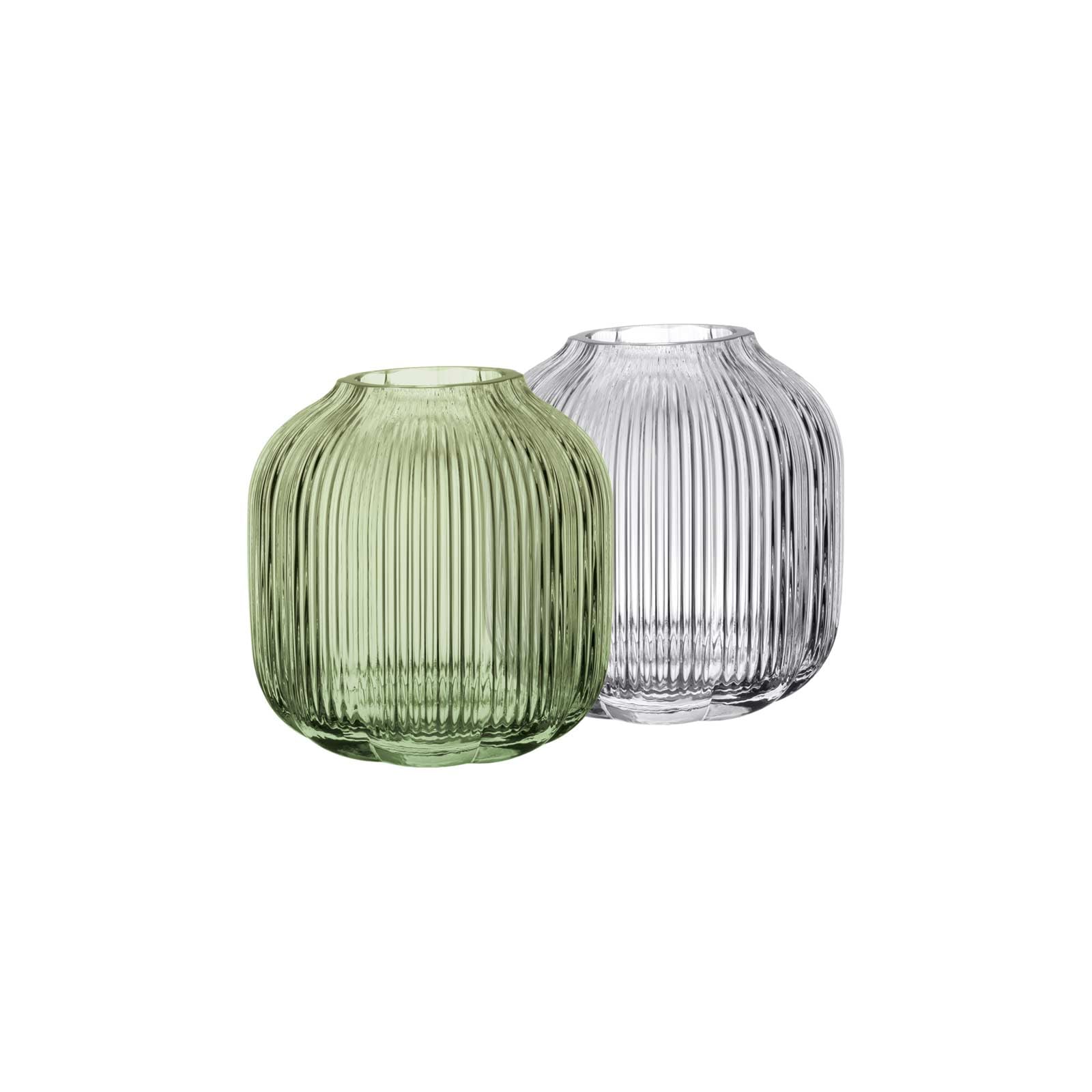 Villeroy & Boch – Fleur Bleu Vase 15 cm Blau, Spülmaschinenfest, Tischvase, Handgefertigte und Mundgeblasene Glasvase, Blumiges Design, Farbige Blumenvase, Deko Wohnung, Home Decor, Dekoraion, Glas