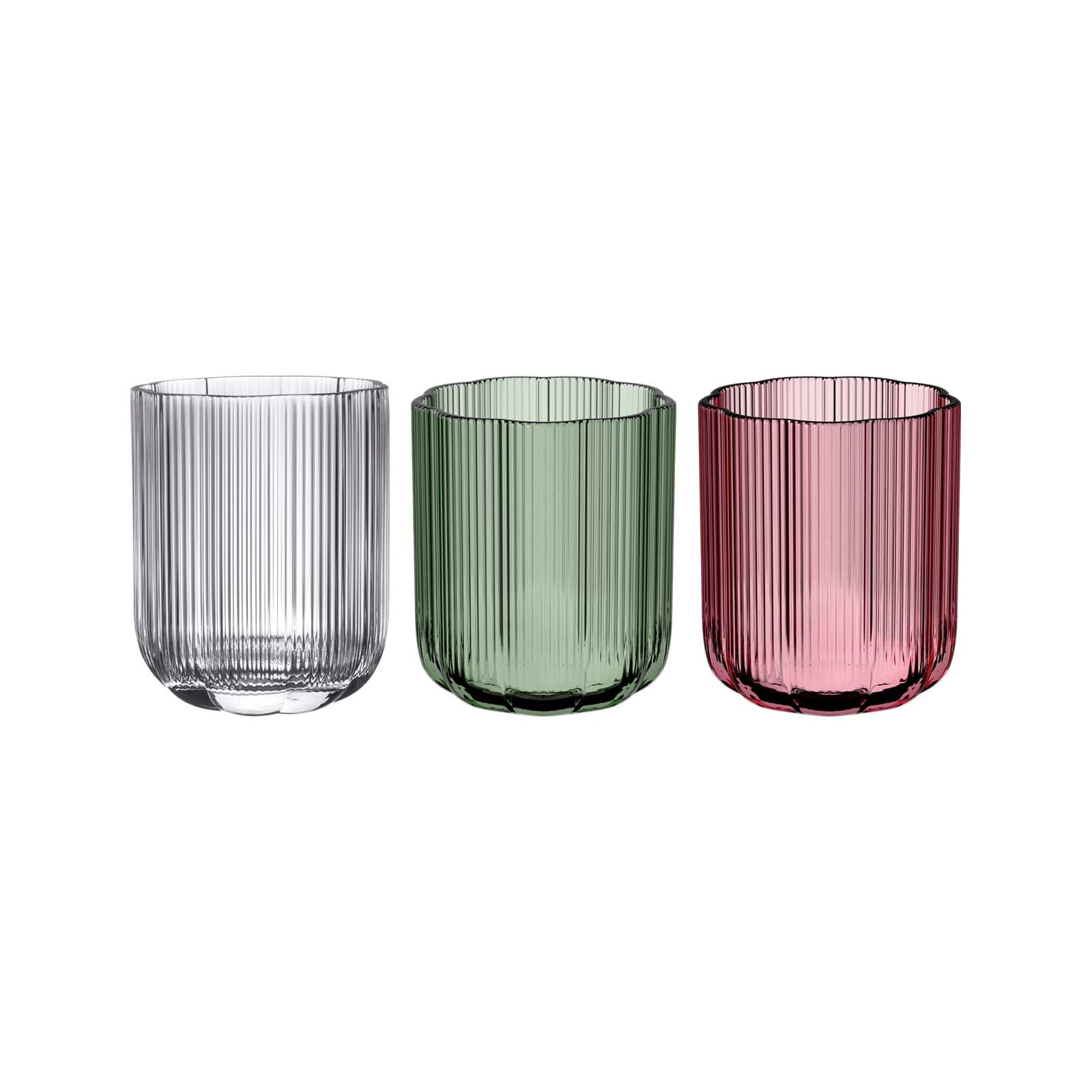 Villeroy & Boch – Fleur Bleu Vase 15 cm Blau, Spülmaschinenfest, Tischvase, Handgefertigte und Mundgeblasene Glasvase, Blumiges Design, Farbige Blumenvase, Deko Wohnung, Home Decor, Dekoraion, Glas