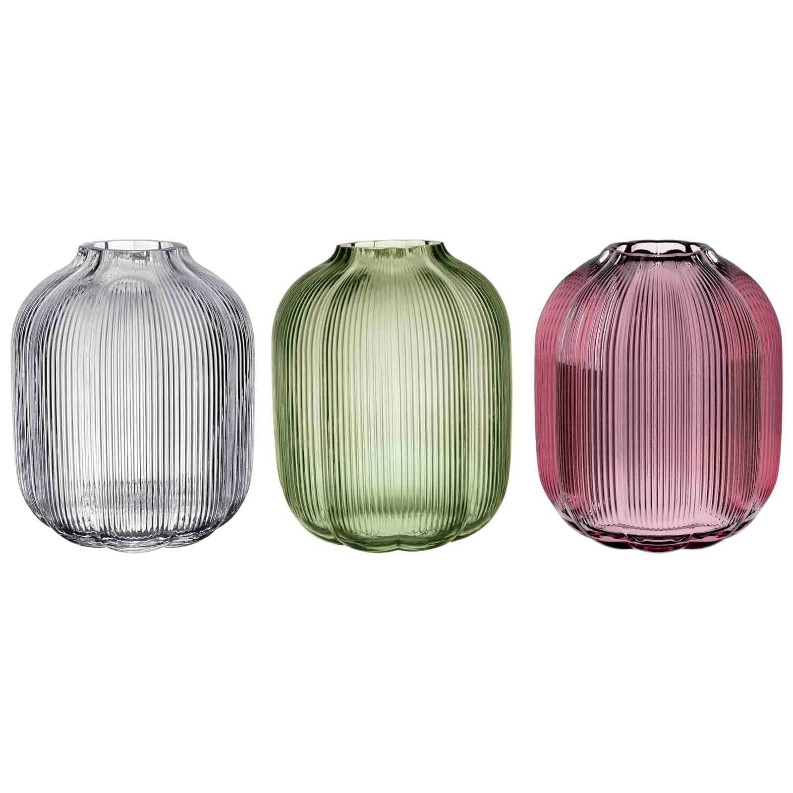 Villeroy & Boch – Fleur Bleu Vase 15 cm Blau, Spülmaschinenfest, Tischvase, Handgefertigte und Mundgeblasene Glasvase, Blumiges Design, Farbige Blumenvase, Deko Wohnung, Home Decor, Dekoraion, Glas