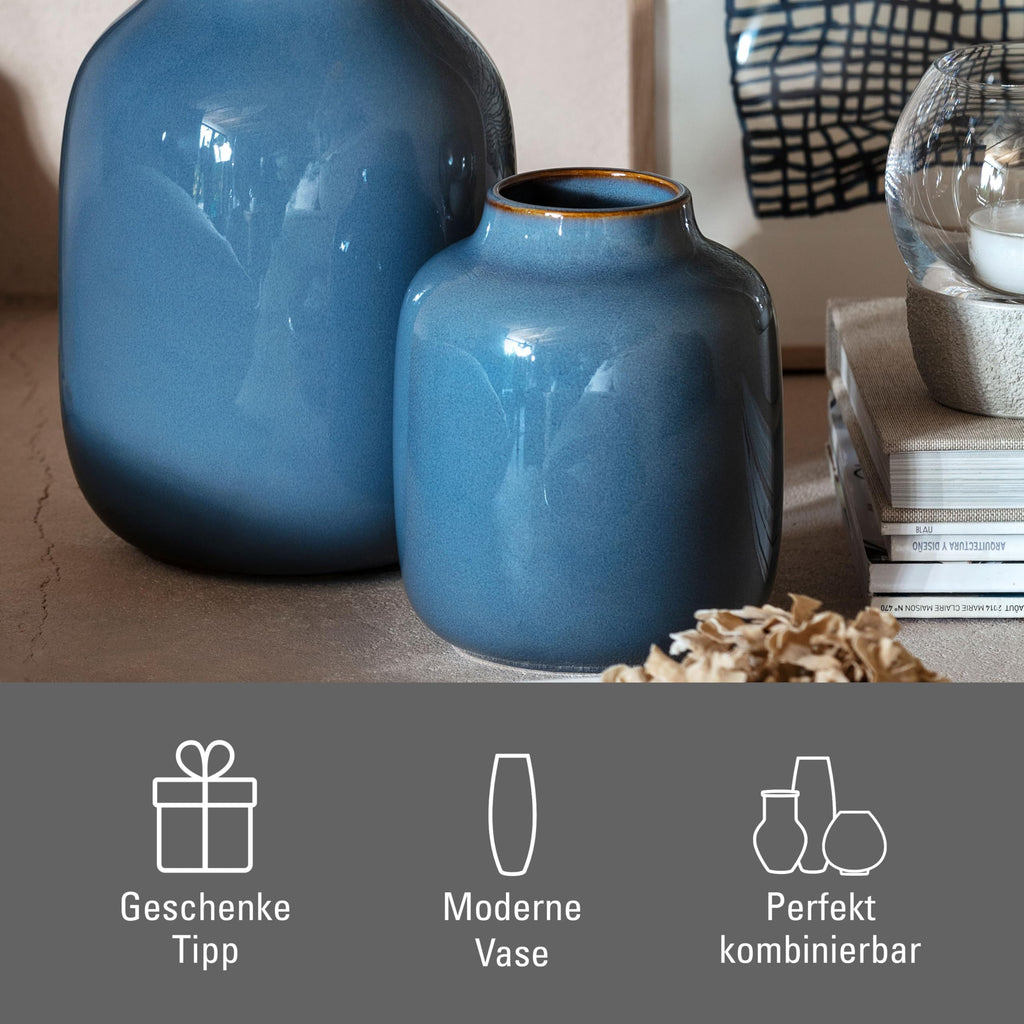 like. by Villeroy & Boch Lave Home Vase Cylinder, 7,5x7,5x20cm, Beige