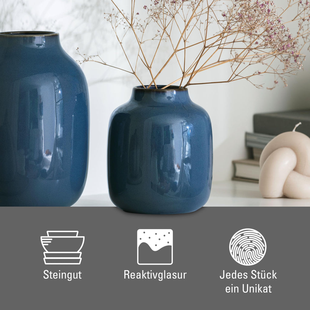 like. by Villeroy & Boch Lave Home Vase Cylinder, 7,5x7,5x20cm, Beige